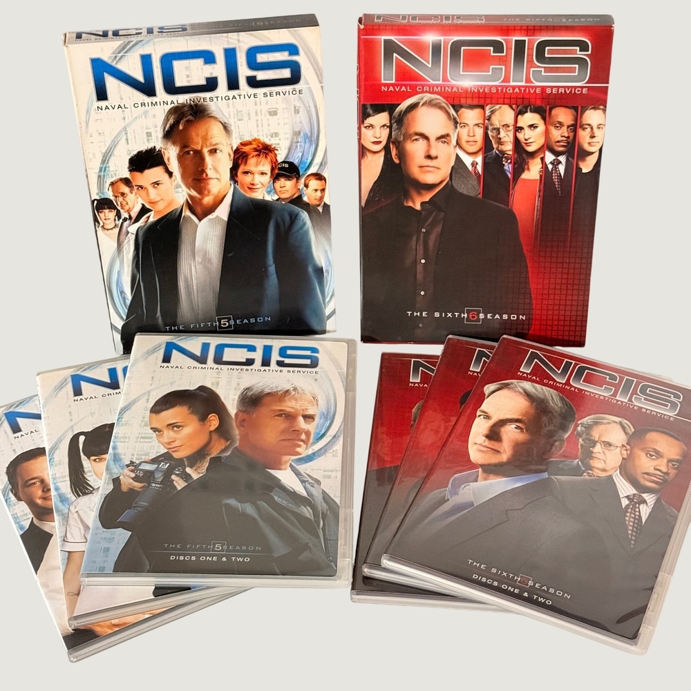 NCIS Naval Criminal Investigative Service DVD Set Seasons 5 and 6 Mark Harmon